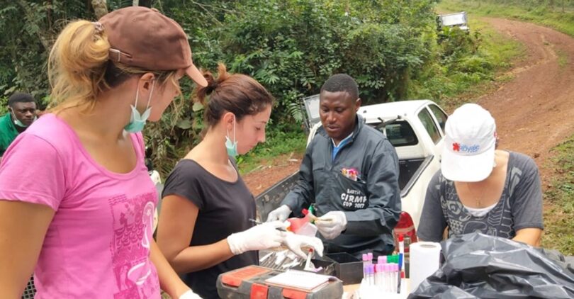 field mission in gabon 2018 sanitary control material preparation virginie rougeron